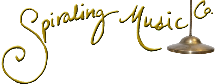 spiraling music logo